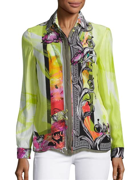 womens versace blouse